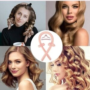 NWT Lot 2 No-Heat Hair Curler Heatless Curls Prevents frizzy hair & hair splits